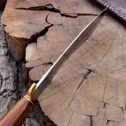 spine thickness and blade geometry of stainless steel hunting knife – SXH 1115