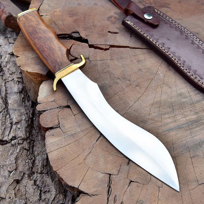 premium outdoor bushcraft knife stainless steel blade detail – SXH 1115