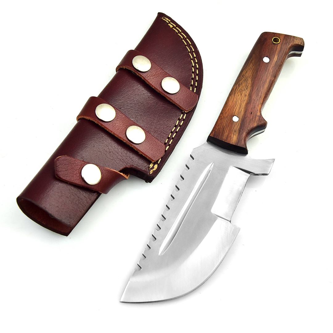 SXH1104 knife displayed unboxed in a natural setting to highlight premium look and portability.